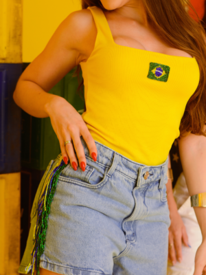 Short Brasil Franjas